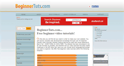 Desktop Screenshot of beginnertuts.com